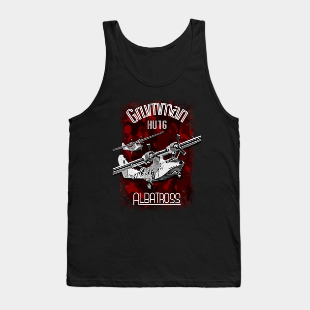 Grumman HU-16 Albatross Sea Plane Tank Top by aeroloversclothing